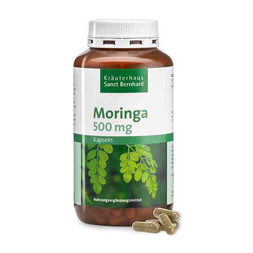 Moringa. Opis izdelka prehranskega dopolnila.