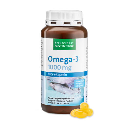 Oméga 3 Supra 1000 mg, 120 gélules