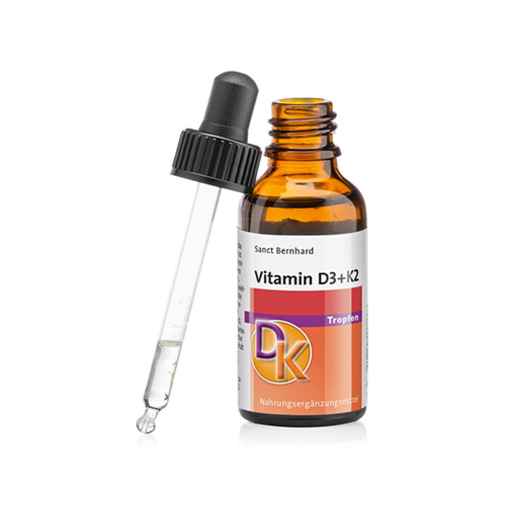 Vitamine D3 + K2 - gouttes, 30 ml 