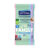 Lingettes hydratantes pour bébé Dermasoft, 12 lingettes