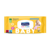 Lingettes hydratantes pour bébé à la camomille, 80 lingettes