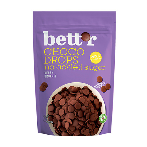 Pépites de chocolat BIO - avec érythritol.