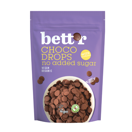 Pépites de chocolat BIO - avec érythritol.