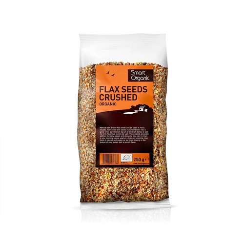 Graines de lin, brunes, concassées - BIO.
