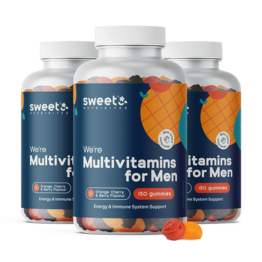 3x Multivitamines pour hommes, ensemble 450 gummies