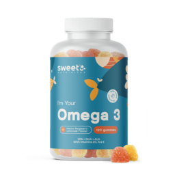 Oméga-3 – avec vitamines D3, E et A, 120 gummies