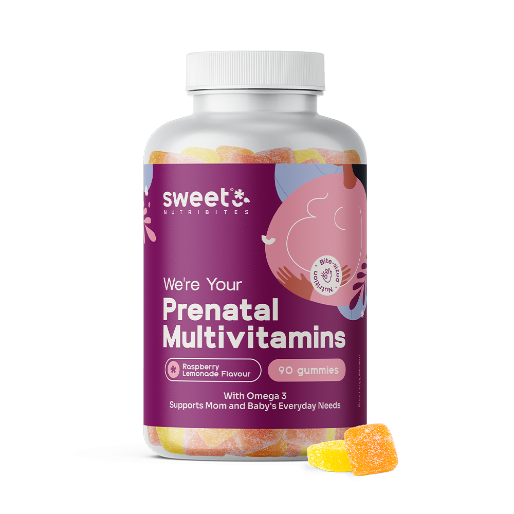 Multivitamines prénatales + oméga-3.