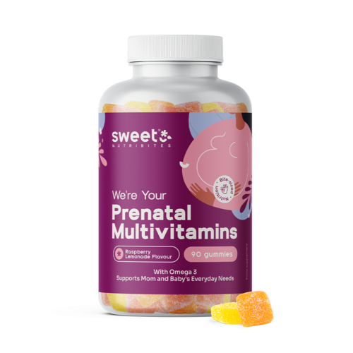 Multivitamines prénatales + oméga-3, 90 gummies