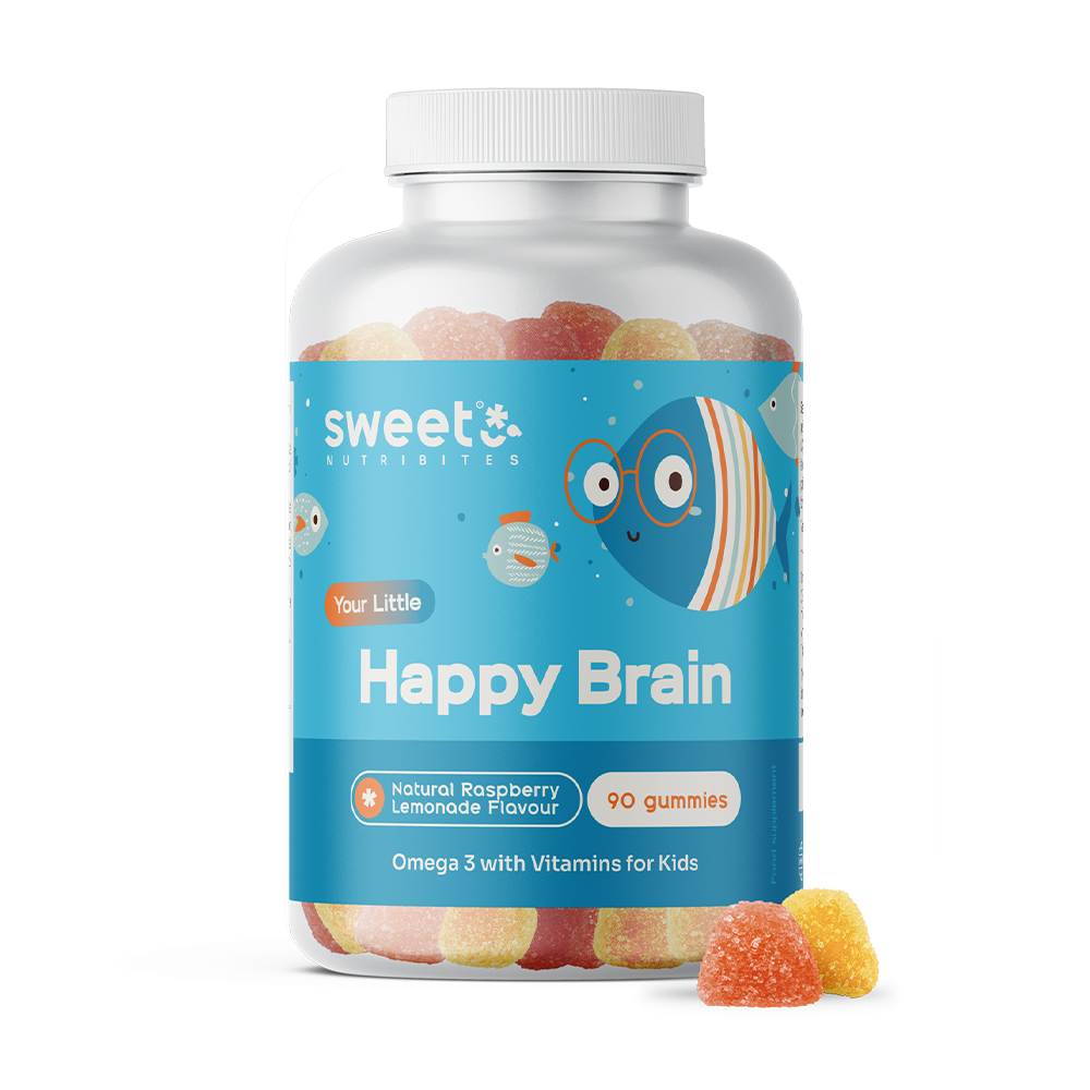 Happy Brain – Gummies pour enfants aux acides gras oméga-3