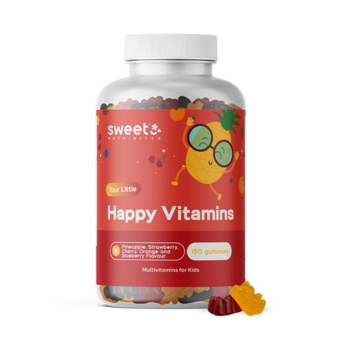 Happy Vitamins – gummies pour enfants avec multivitamines, 150 gummies