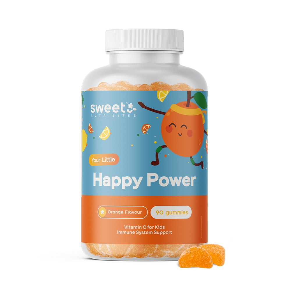 Happy Power - des bonbons pour enfants avec de la vitamine C.
