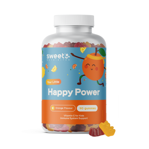 Happy Power – gummies pour enfants à la vitamine C, 90 gummies