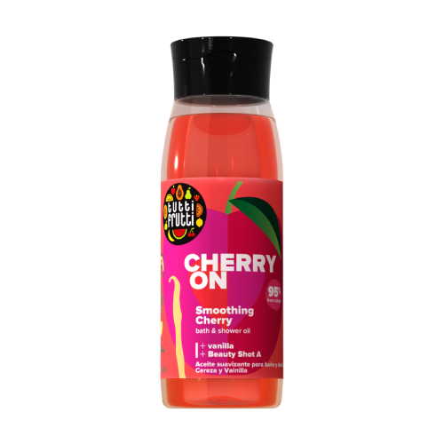 Huile de bain et de douche - cerise et vanille