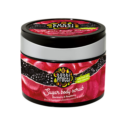 Gommage sucré pour le corps - mûre & framboise.