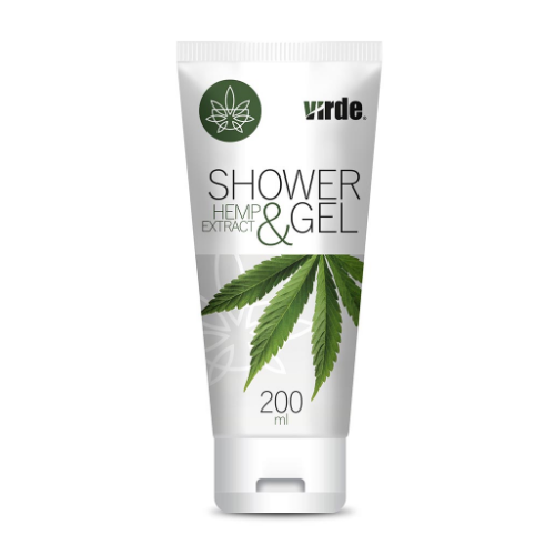 Gel de douche à base de chanvre.