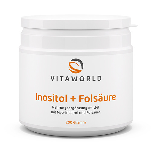 Inositol + acide folique - en poudre.
