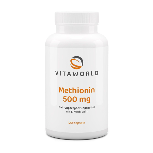 Méthionine 500 mg en capsules.