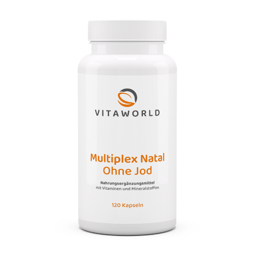 Multivitamines et minéraux sans iode pour les femmes enceintes.