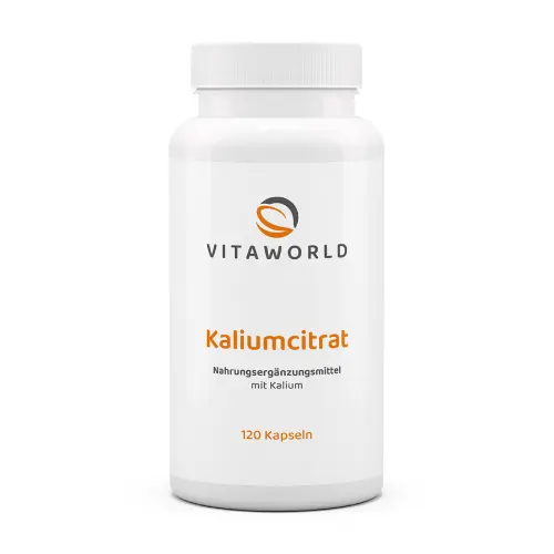 Capsules de potassium pour une pression artérielle normale.