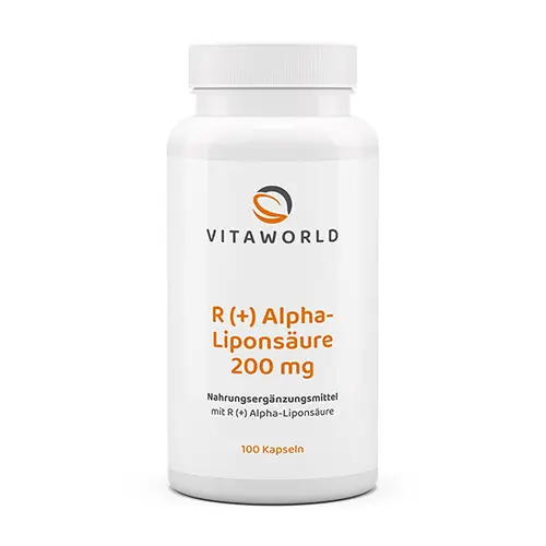 Acide alpha-lipoïque en capsules.