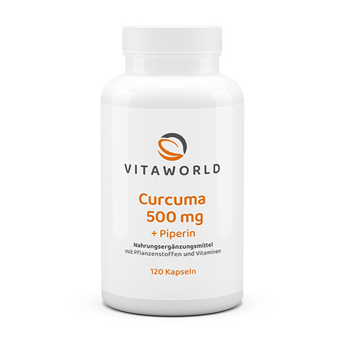 Curcuma + poivre avec des vitamines B.
