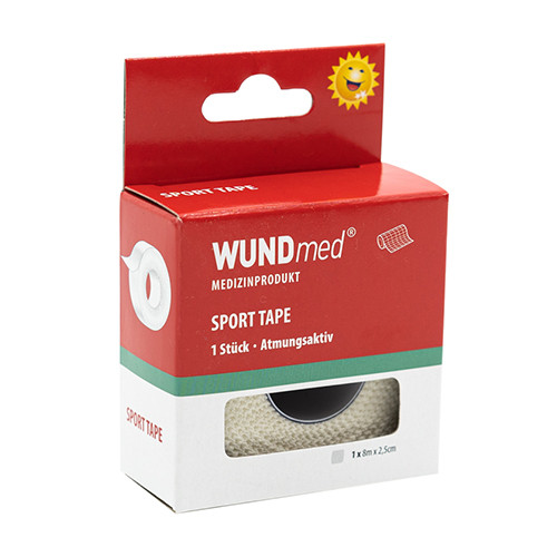 Bandage sportif, 8m x 2,5cm.