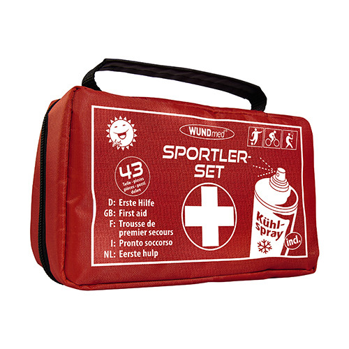 Ensemble de premiers secours sportif, 43 pièces.