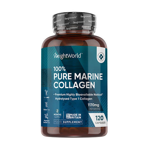 Capsules de collagène marin.