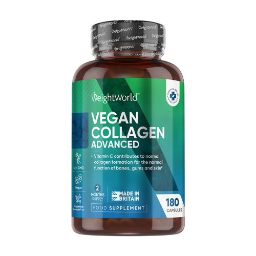 Collagène végétalien en capsules.