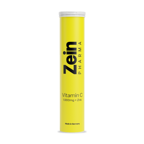 Vitamine C + zinc en comprimés effervescents.